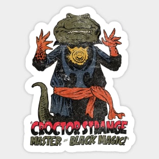 Croctor Strange - retro Sticker